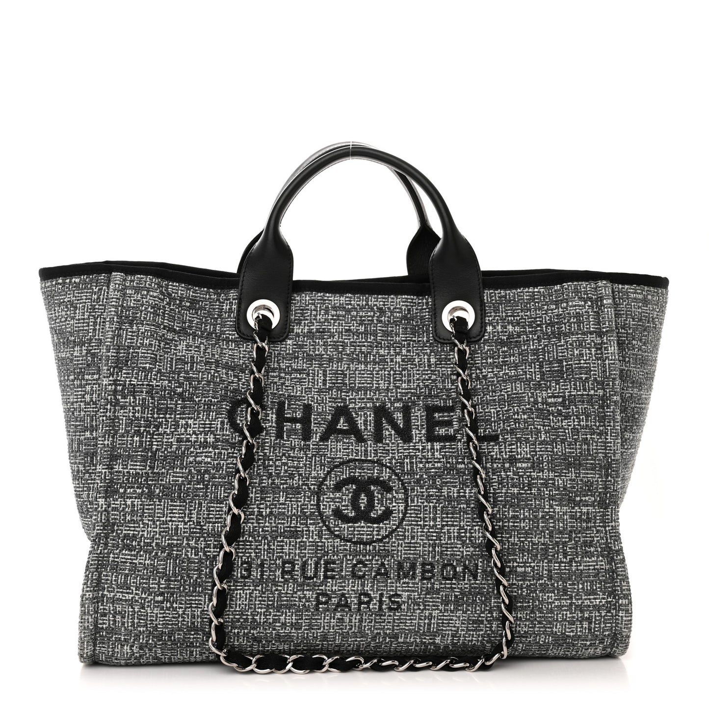 Canvas Medium Deauville Tote Charcoal