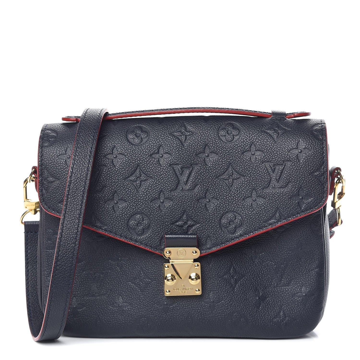 Louis Vuitton Empreinte Pochette Metis Marine Rouge 1 of 12