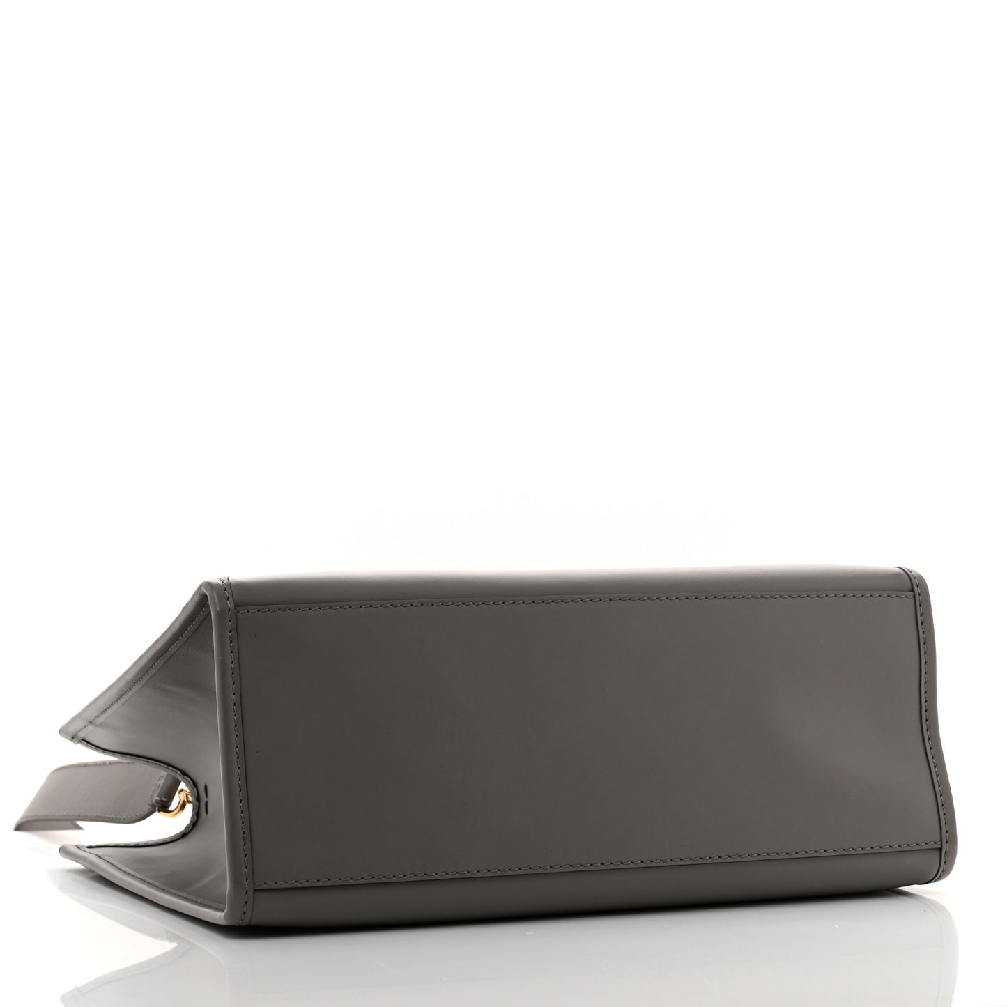 Vitello King Plexiglass Logo Embossed Medium Fendi Sunshine Shopper Tote Moon