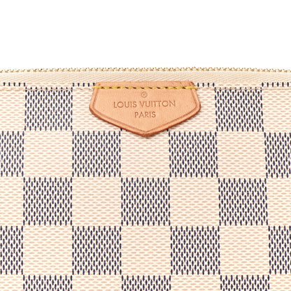 Louis Vuitton Damier Azur Double Zip Pochette 8 of 16