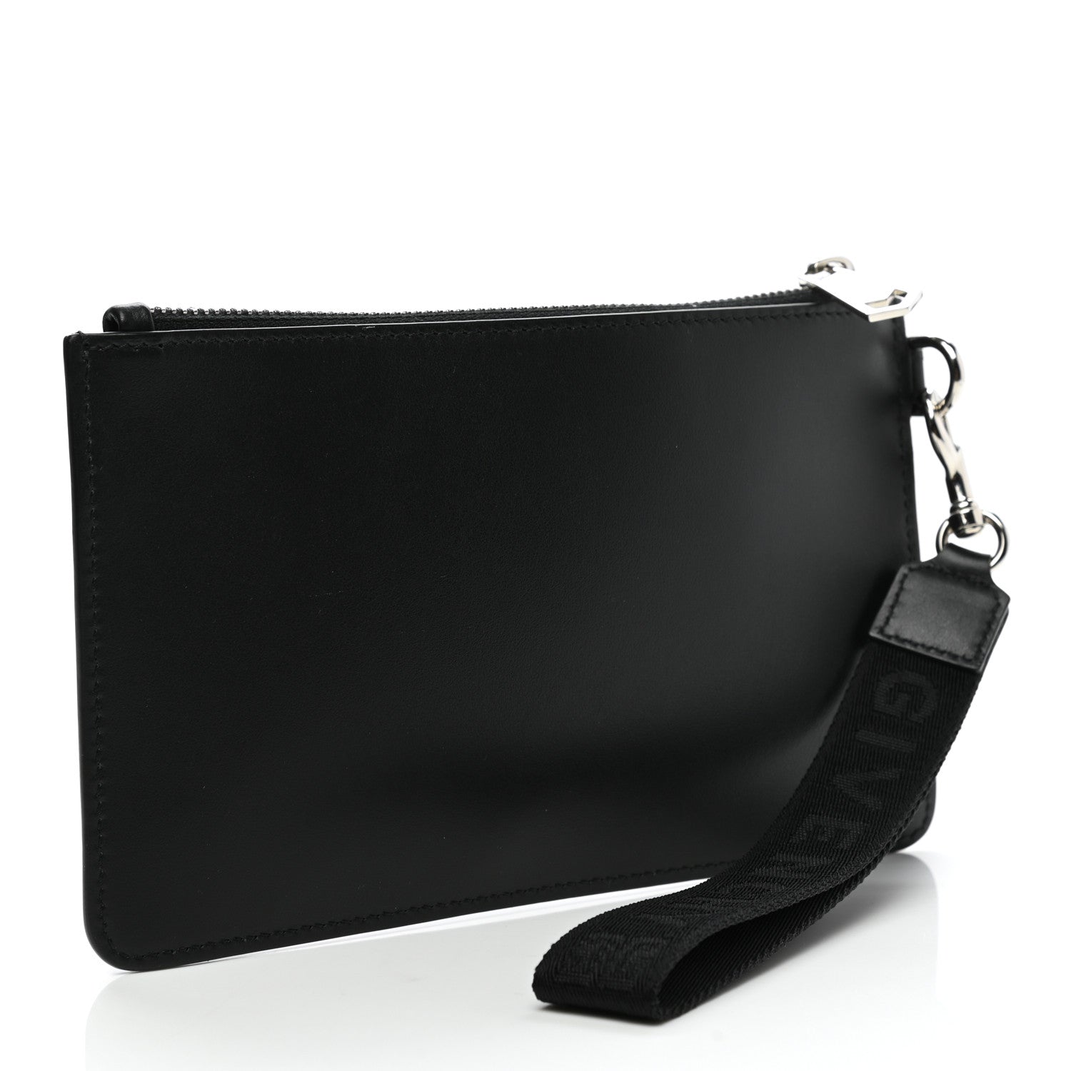 Givenchy Smooth Calfskin Zip Wrislet Black 3 of 7