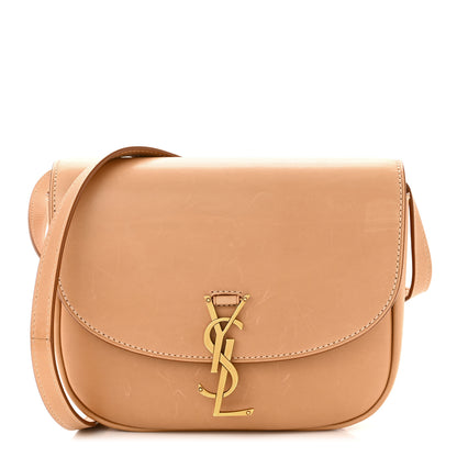 Saint Laurent Smooth Vintage Calfskin Monogram Medium Kaia Satchel Gold 1 of 13