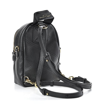 Marc Jacobs Pebbled Calfskin Backpack Black 3 of 11