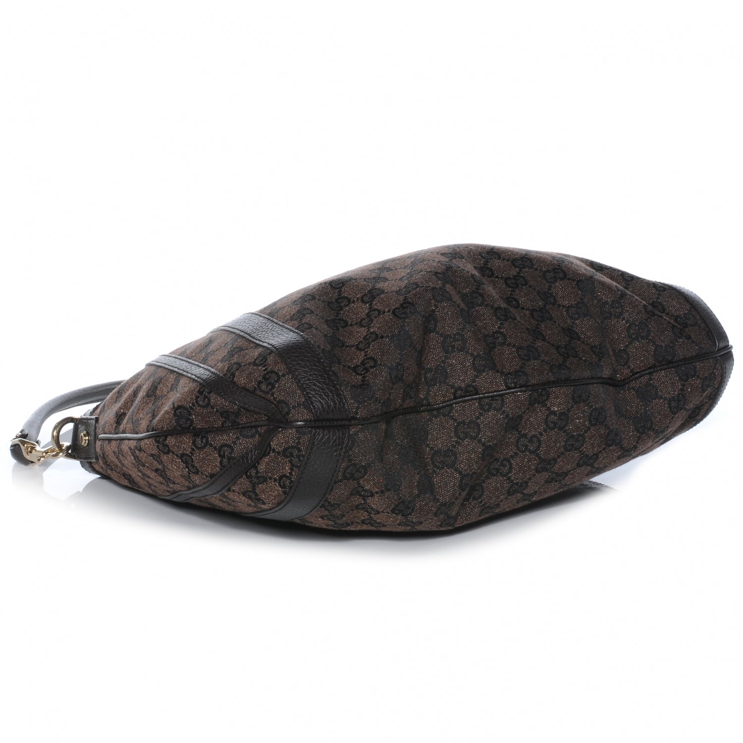 Gucci Monogram Medium Abbey Convertible Tote Dark Brown 4 of 7