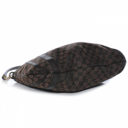 Gucci Monogram Medium Abbey Convertible Tote Dark Brown 4 of 7
