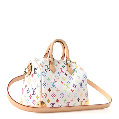Louis Vuitton LV X TM Monogram Multicolor Speedy Bandouliere 25 White 3 of 10