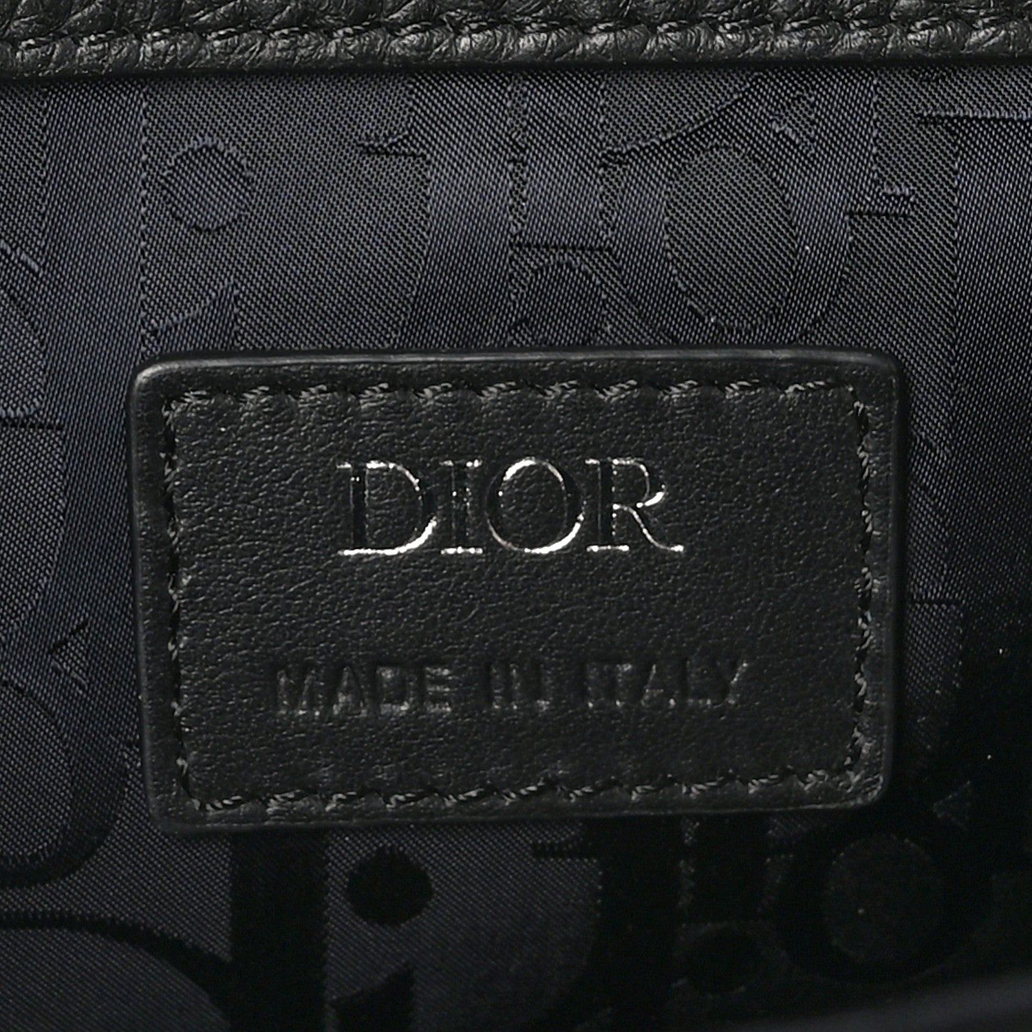 Christian Dior Grained Calfskin Mini Gallop Bag With Strap Black 6 of 9
