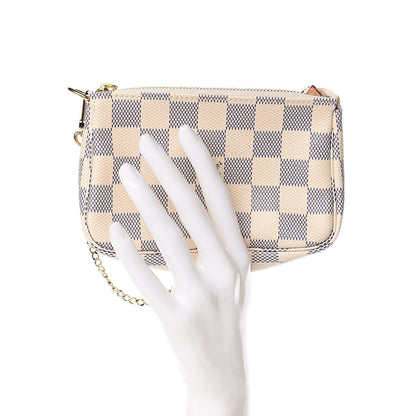 Louis Vuitton Damier Azur Mini Pochette Accessories 2 of 7