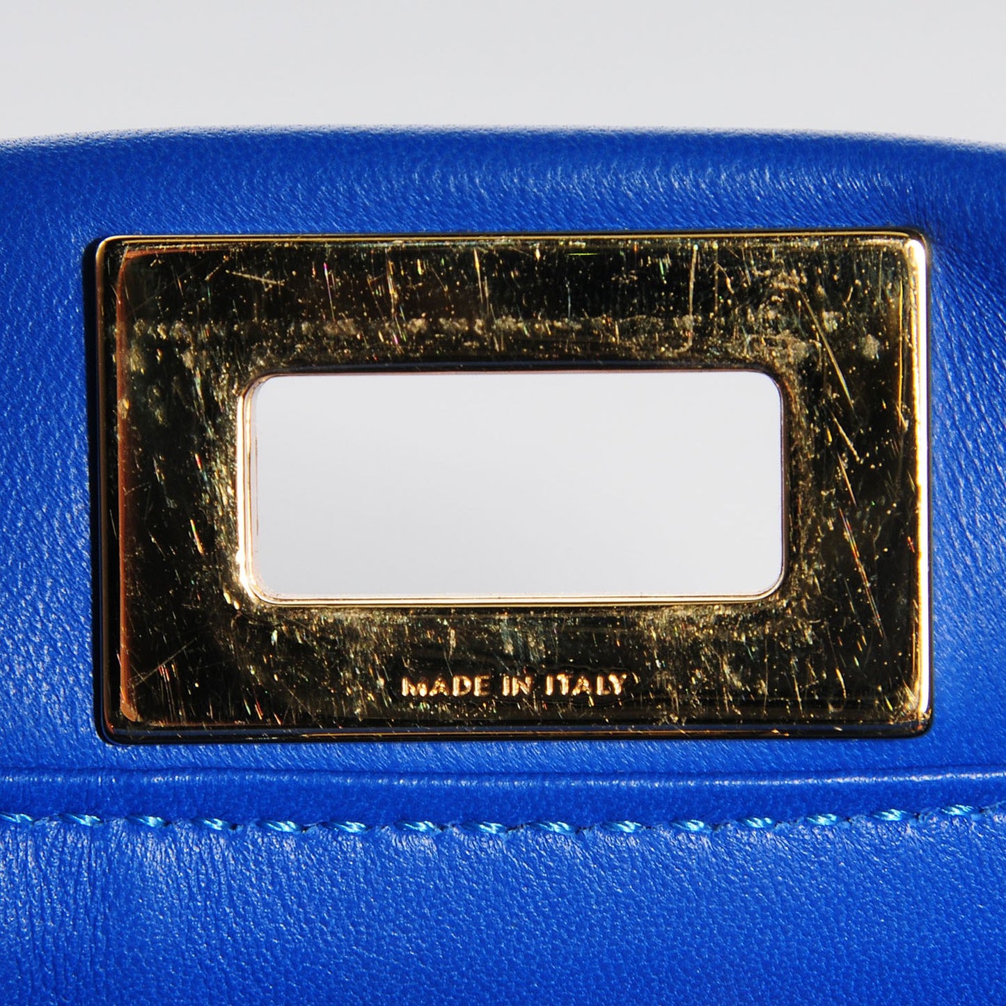Nappa Mini Peekaboo Iconic Satchel Bleuette