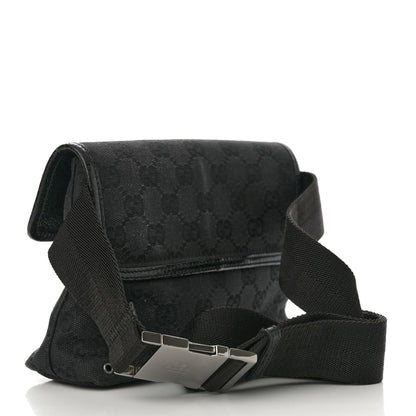 Gucci GG Monogram Web Flight Belt Bag Black 3 of 12