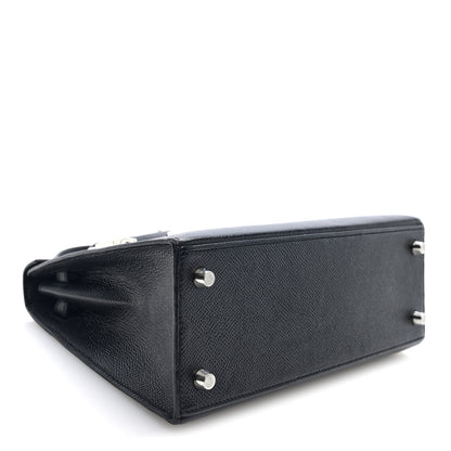 Hermes Epsom Kelly Sellier 25 Black 4 of 10