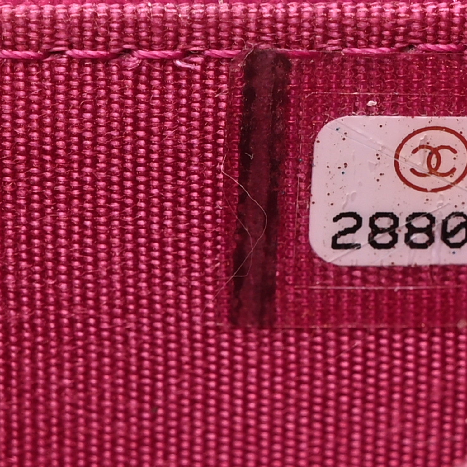 Chanel Caviar Quilted Boy Card Holder Wallet Fuchsia 9 of 10