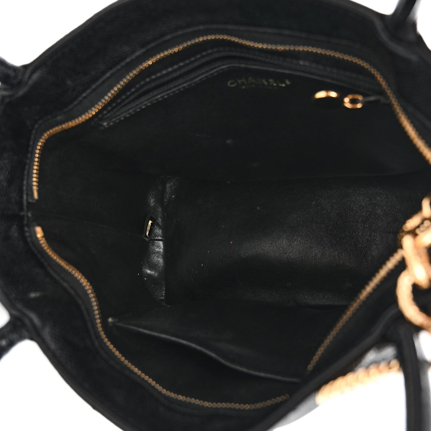 Caviar Quilted Medallion Tote Black