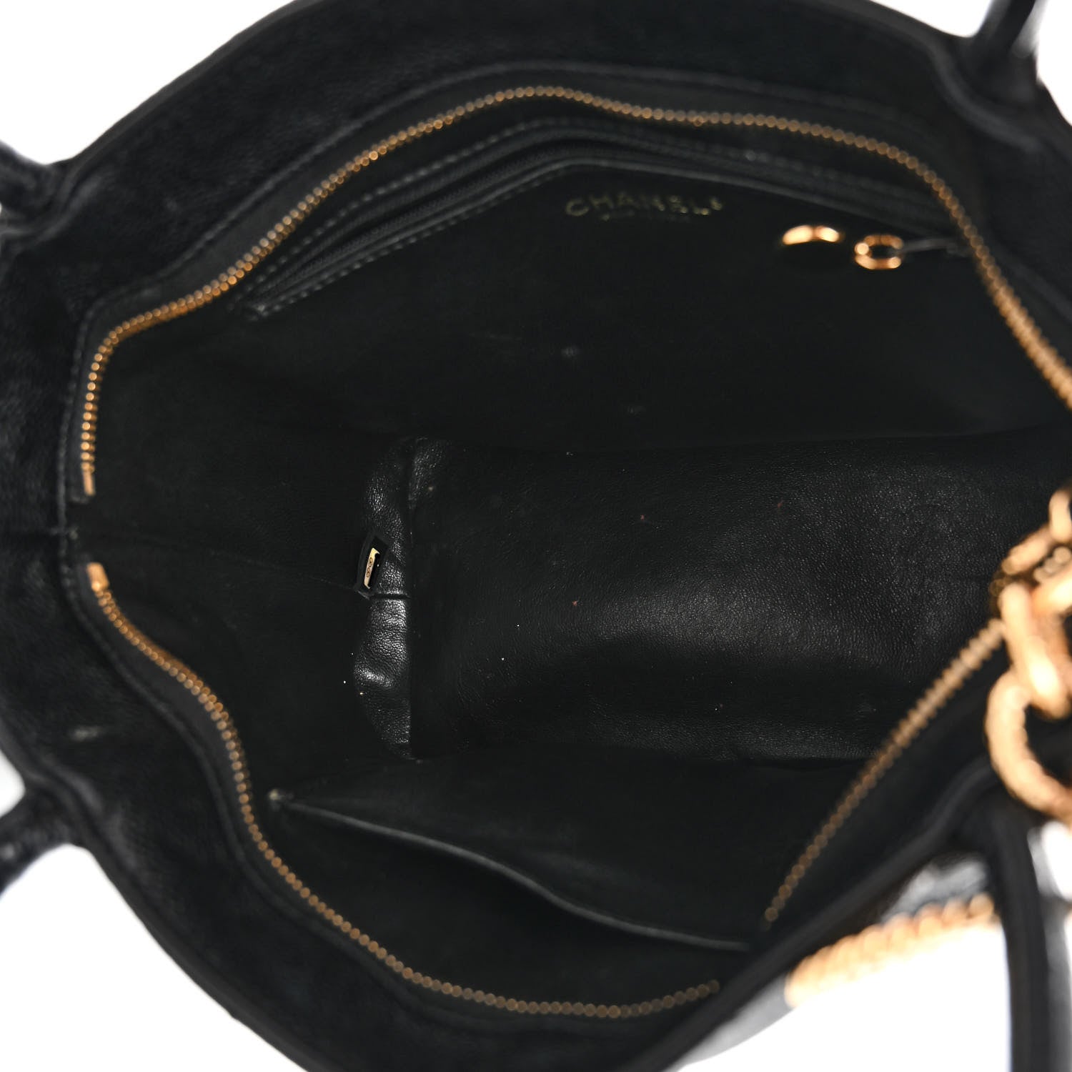 Chanel Caviar Quilted Medallion Tote Black 5 of 10