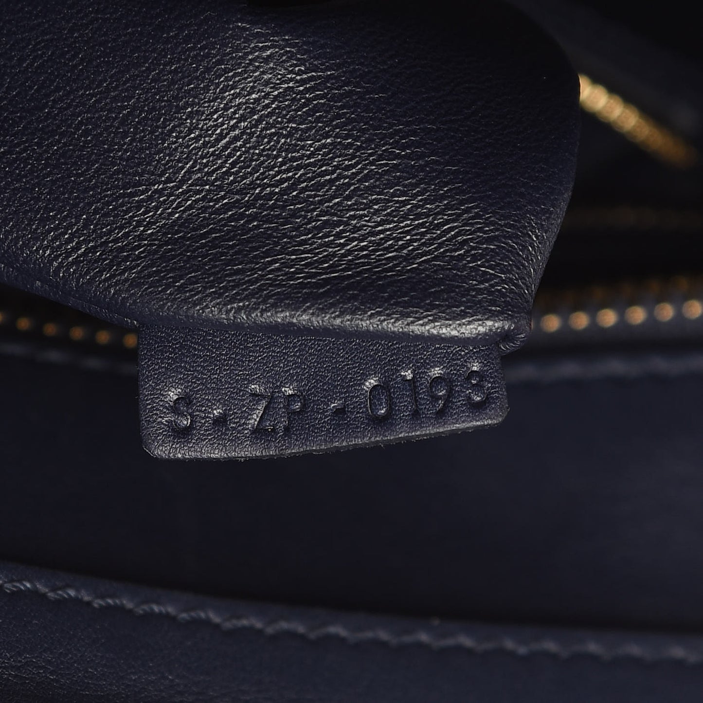 Smooth Calfskin Micro Luggage Navy Blue
