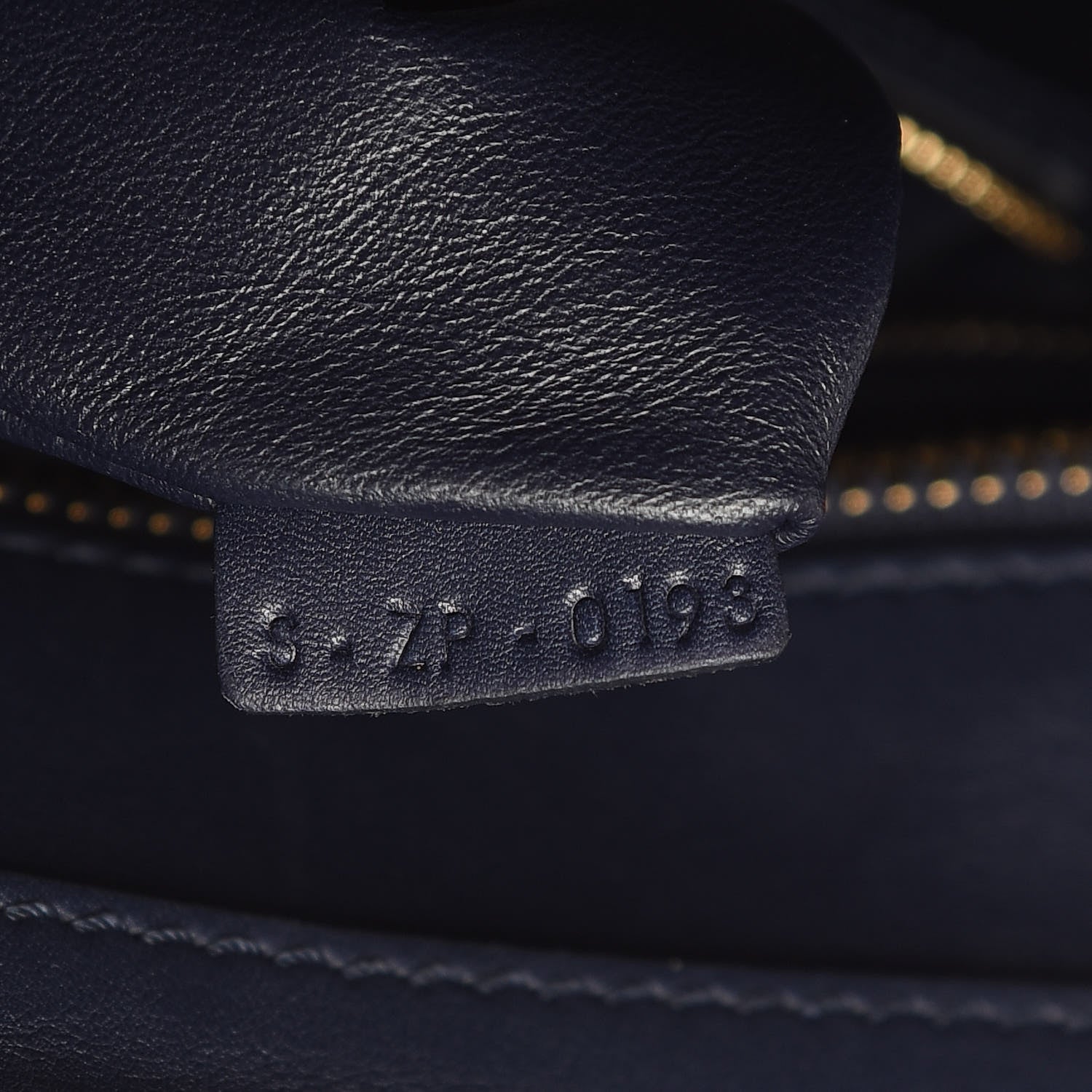 Celine Smooth Calfskin Micro Luggage Navy Blue 7 of 17