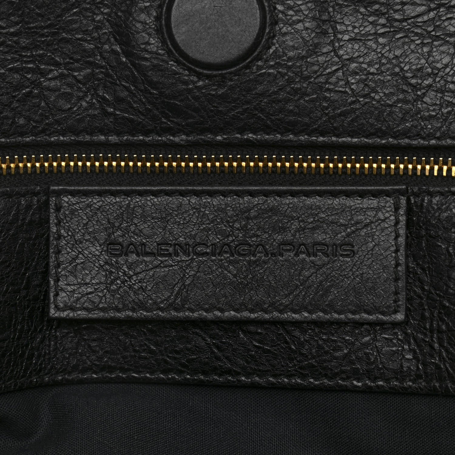 Balenciaga Agneau Giant 12 Gold Hardware S Sunday Tote Black 6 of 10