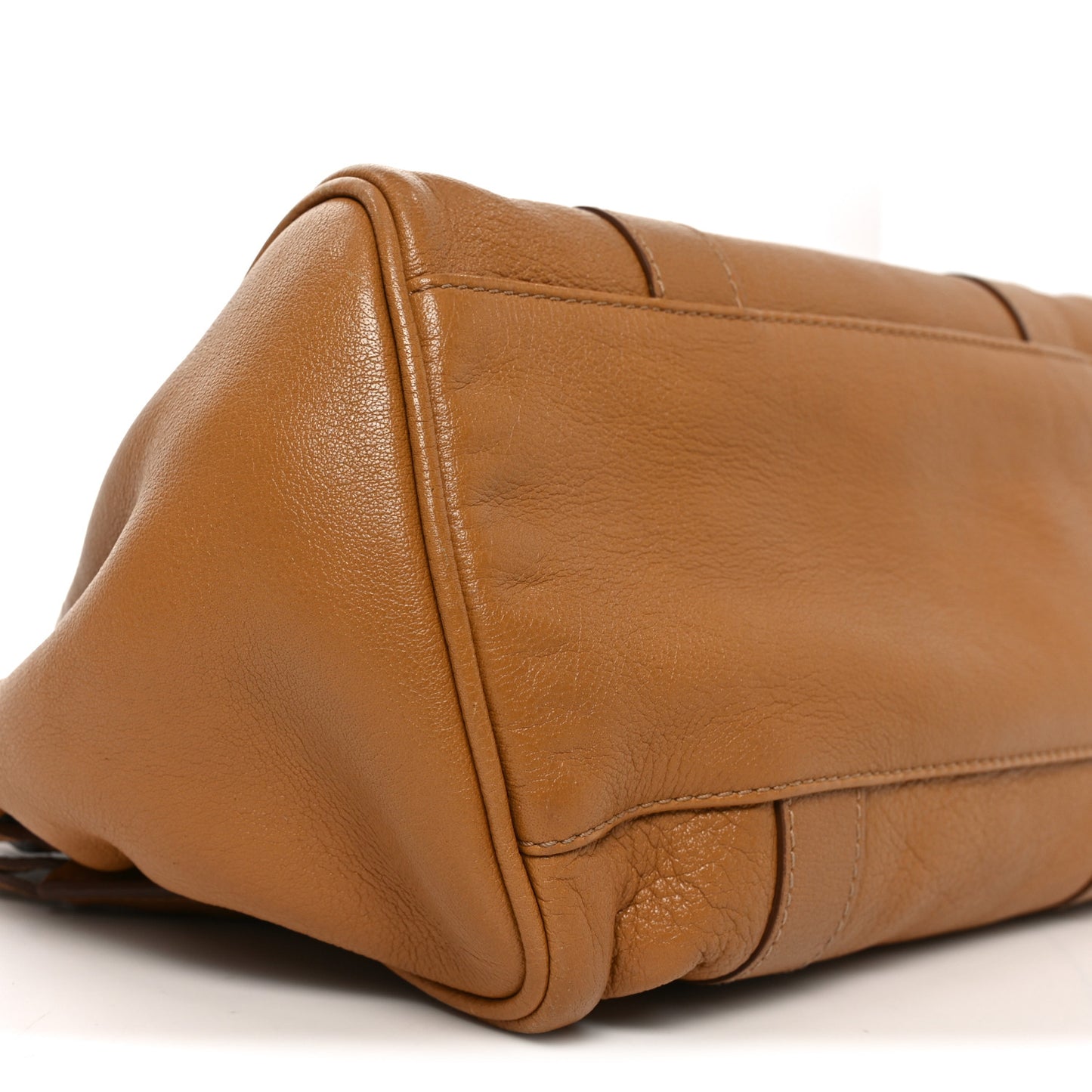 Glossy Buffalo Small Bayswater Satchel Fudge