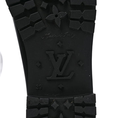 Louis Vuitton Rubber Embossed Monogram Splash Rain Boots 39 Black 6 of 8