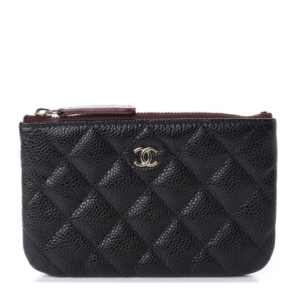 Chanel Caviar Quilted Small Cosmetic Case Black 1 of 7