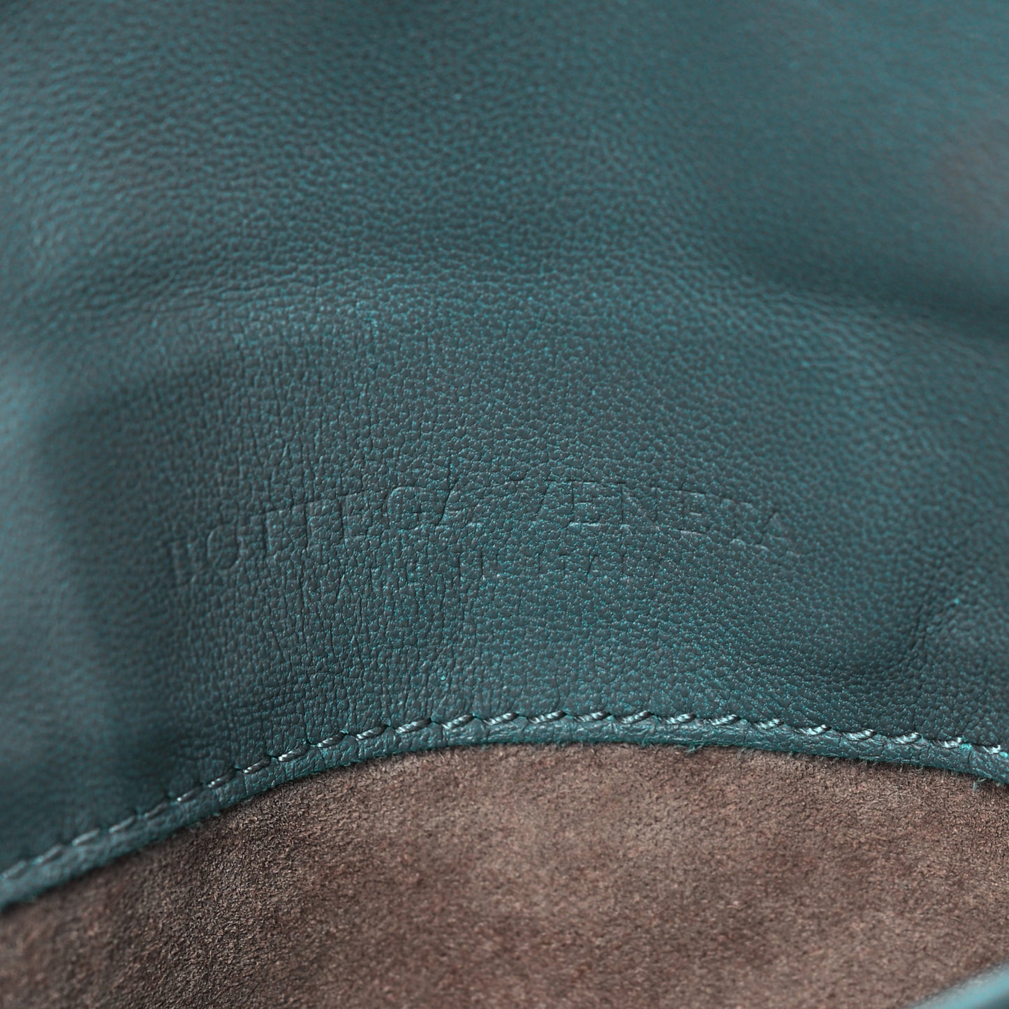 Nappa Intrecciato Mini Messenger Bag Blue