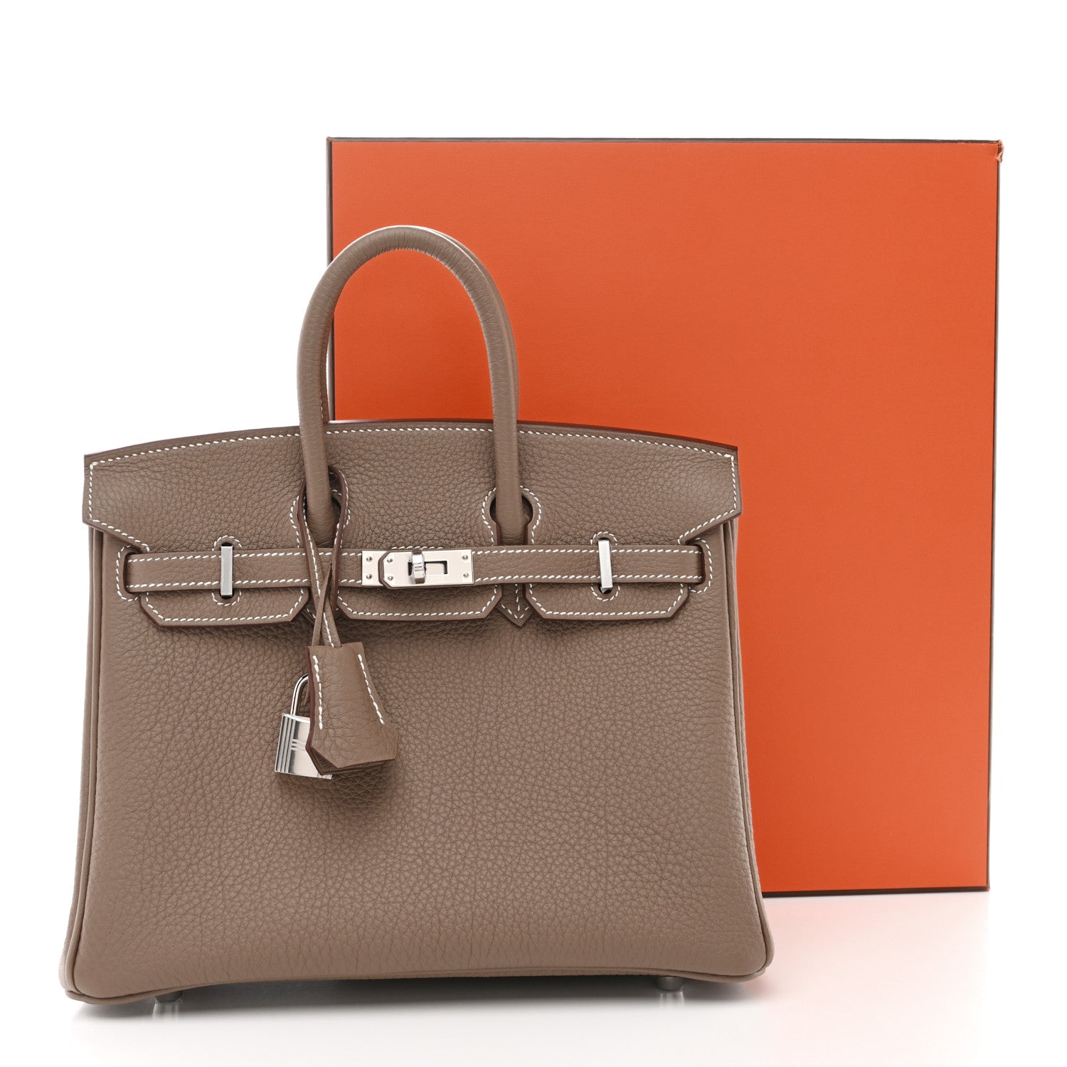 Hermes Togo Birkin 25 Etoupe 11 of 11