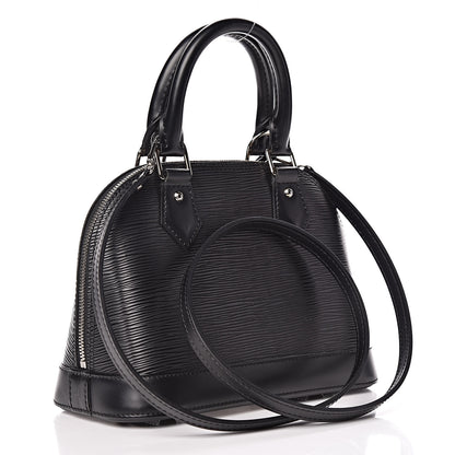 Louis Vuitton Epi Alma BB Black 3 of 10