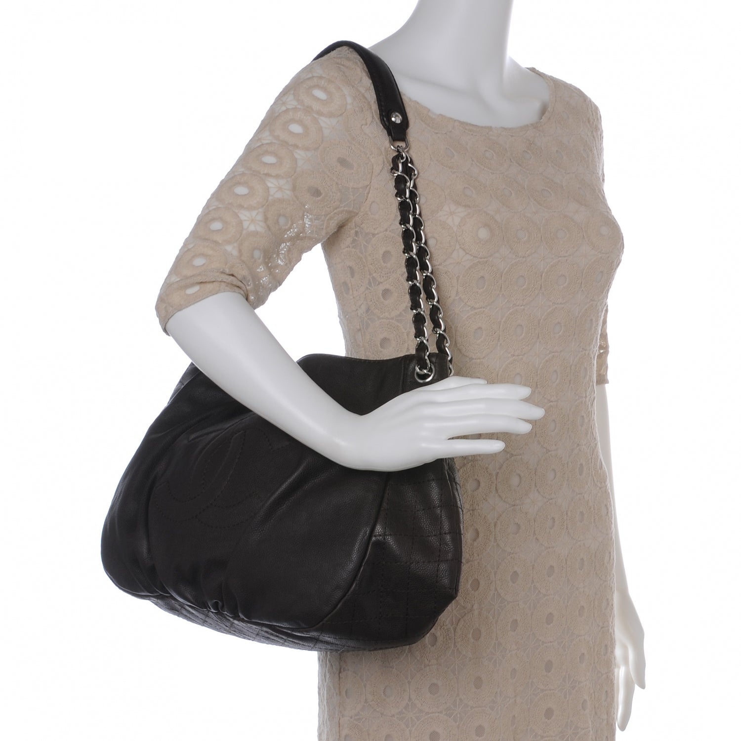 Chanel Caviar Timeless Shoulder Bag Brown 2 of 7