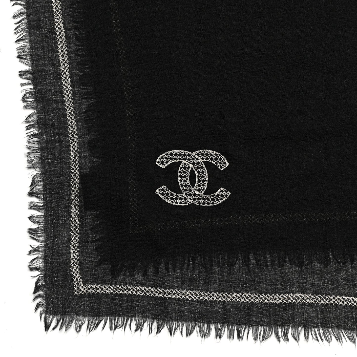 Cashmere CC Scarf Black