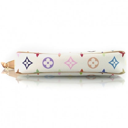 Louis Vuitton Monogram Multicolor Pochette Accessories White 5 of 8