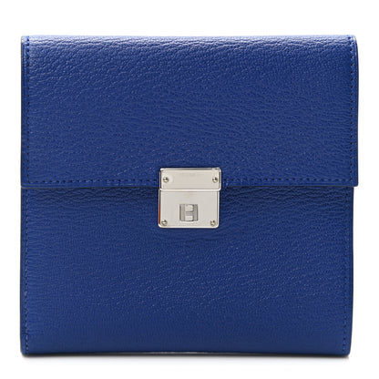 Hermes Chevre Mysore Clic 12 Wallet Bleu Electrique 1 of 8