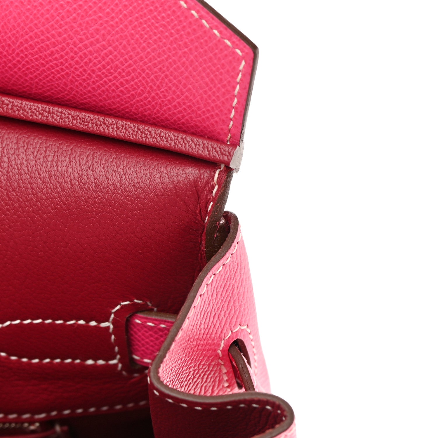 Hermes Epsom Candy Birkin 35 Rose Tyrien Rubis 11 of 14