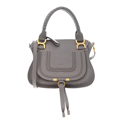 Chloe Calfskin Small Marcie Satchel Cashmere Grey 1 of 16