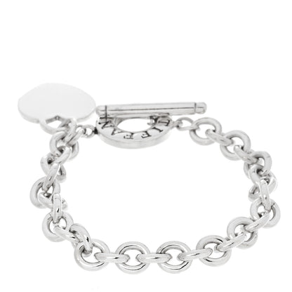 Tiffany Sterling Silver Heart Tag Toggle Bracelet 2 of 4