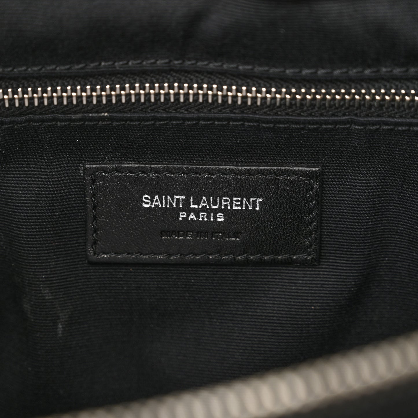 Calfskin Y Quilted Monogram Large Loulou Shopper Black