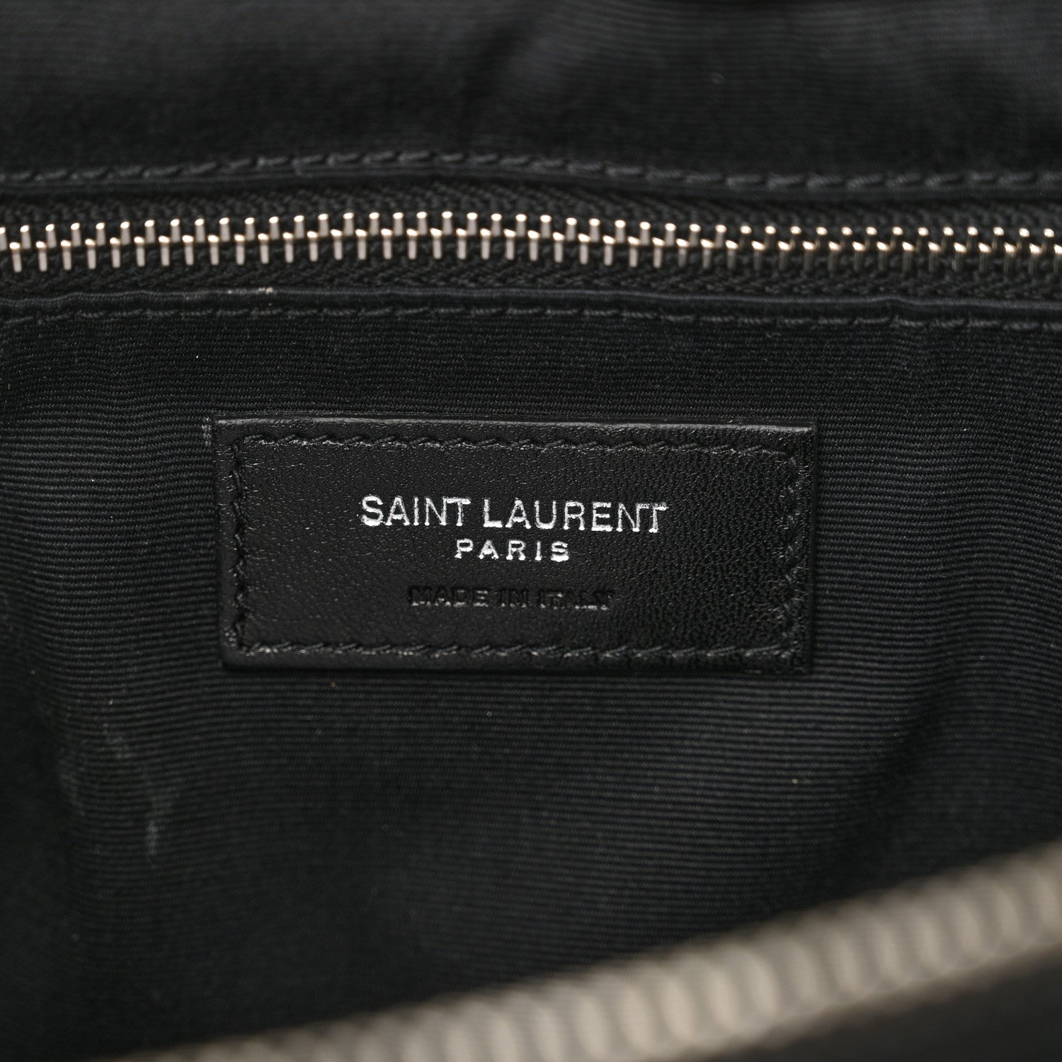 Saint Laurent Calfskin Y Quilted Monogram Large Loulou Shopper Black 7 of 13