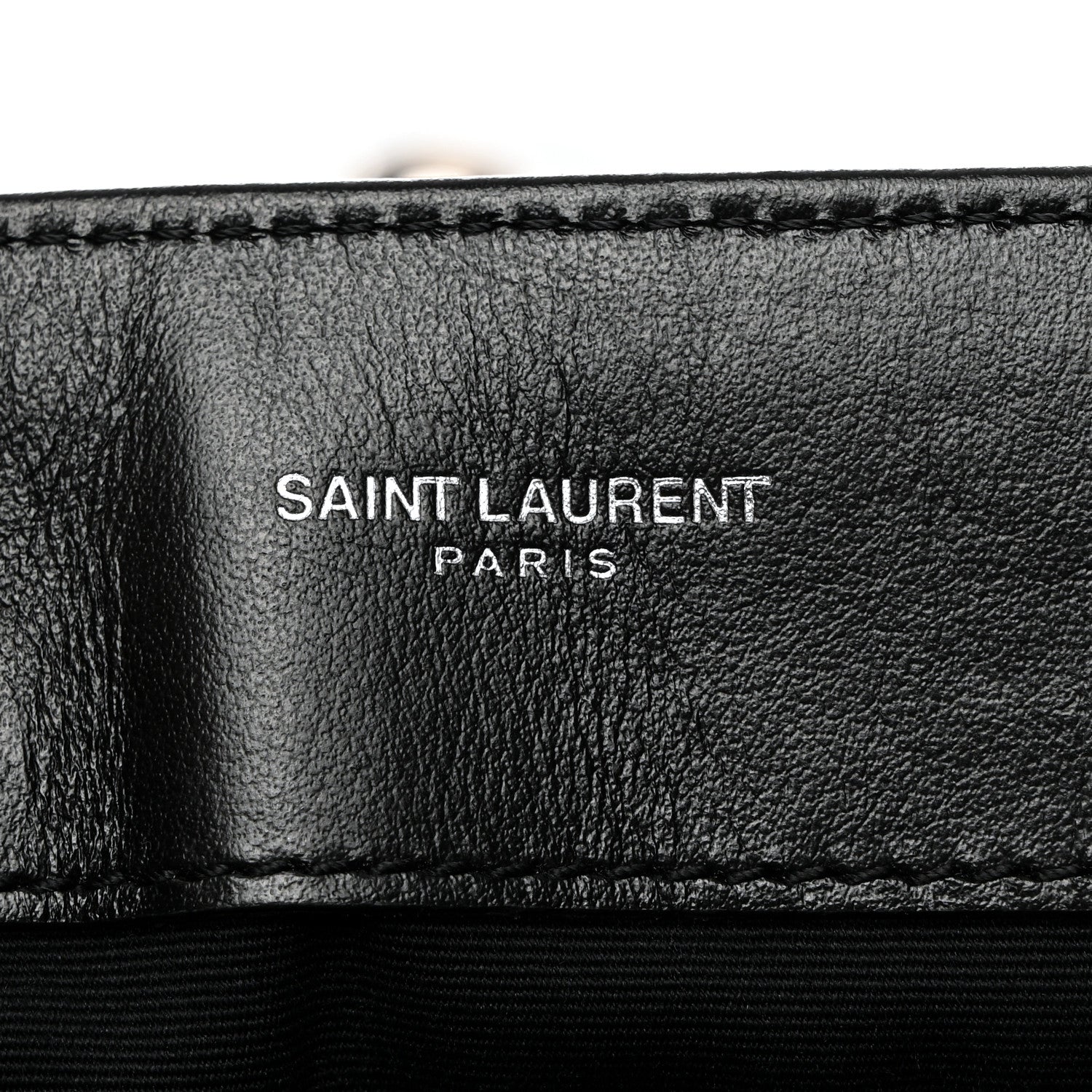 Saint Laurent Calfskin Y Quilted Monogram Medium Loulou Chain Satchel Black 6 of 11