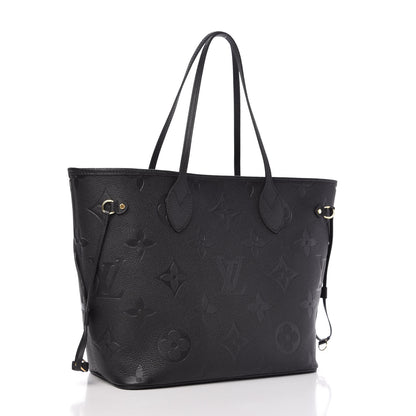 Louis Vuitton Empreinte Monogram Giant Neverfull MM Black 3 of 10