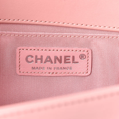 Chanel Lambskin Quilted Medium Boy Flap Light Pink 6 of 9