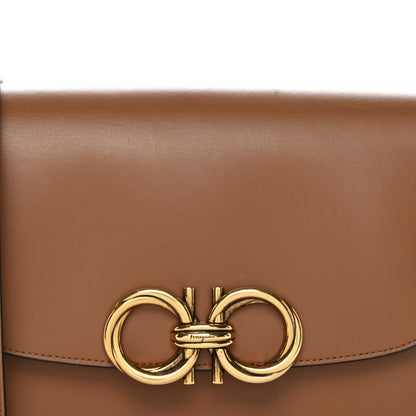 Salvatore Ferragamo Calfskin Trapezio Crossbody Brown 7 of 10