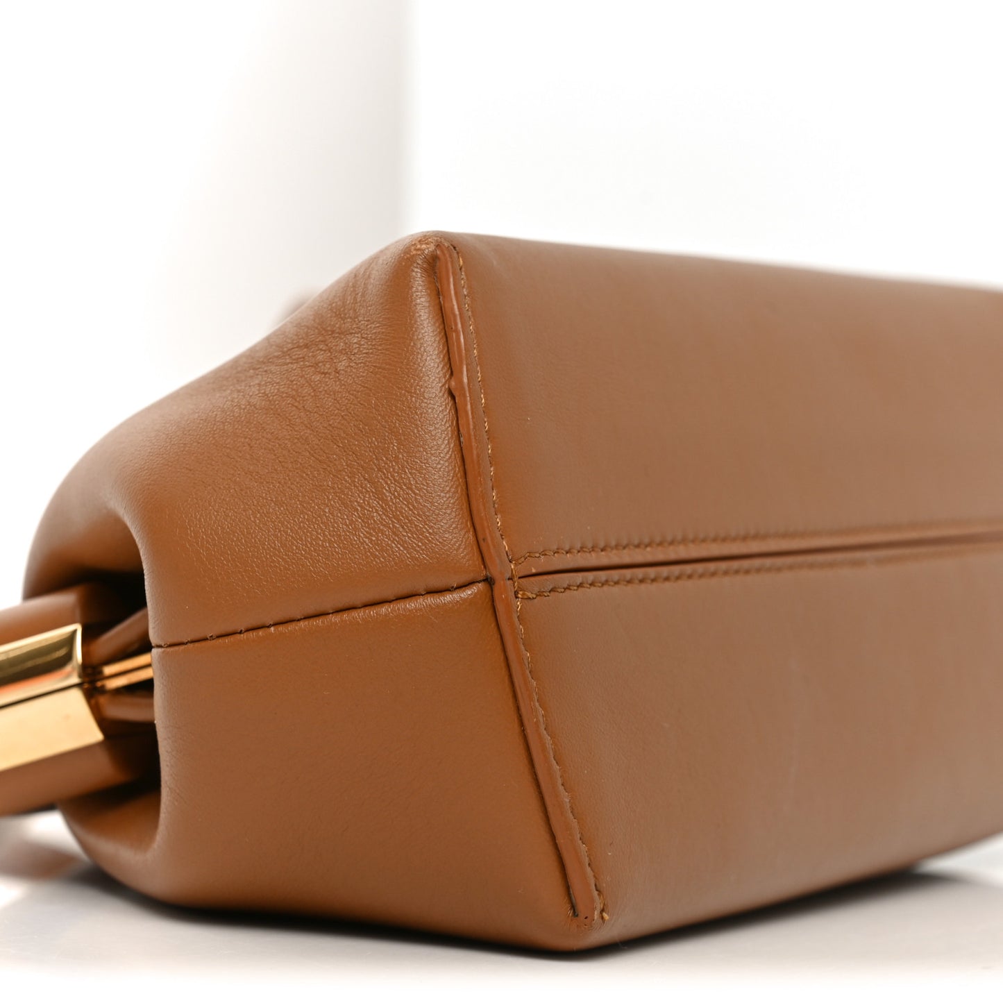 Shiny Nappa Small Fendi First Caramello