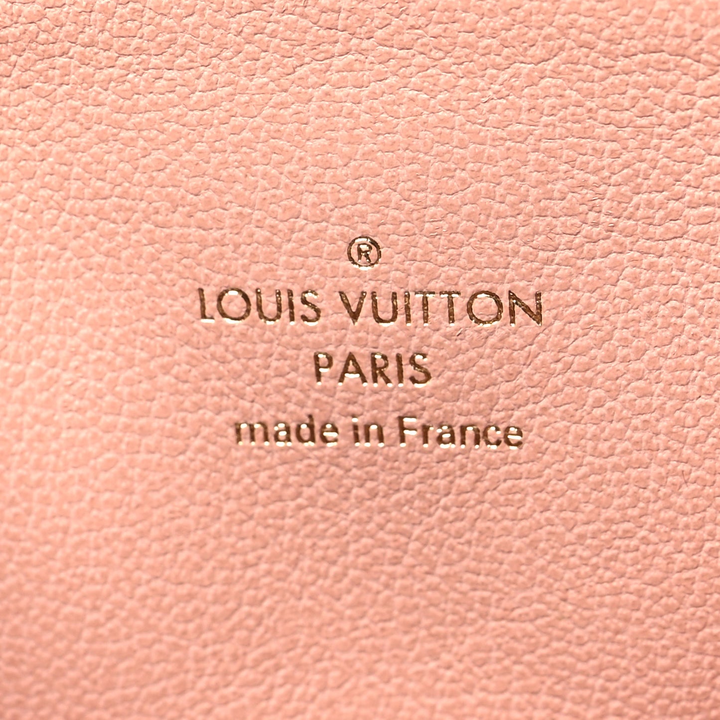 Lambskin Embossed Monogram Coussin PM Black