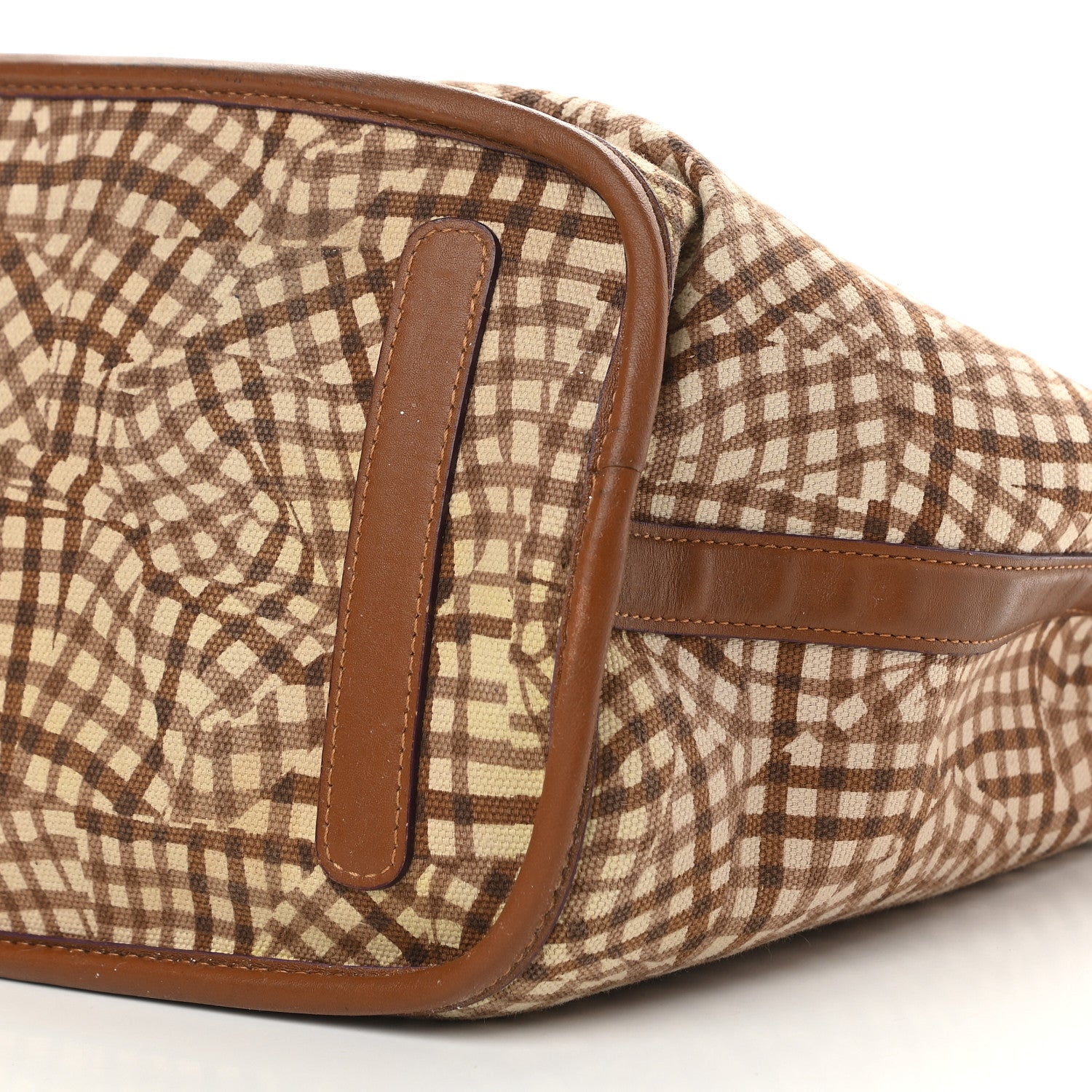 MCM Visetos Medium Liz Reversible Shopper Tote Cognac 13 of 14