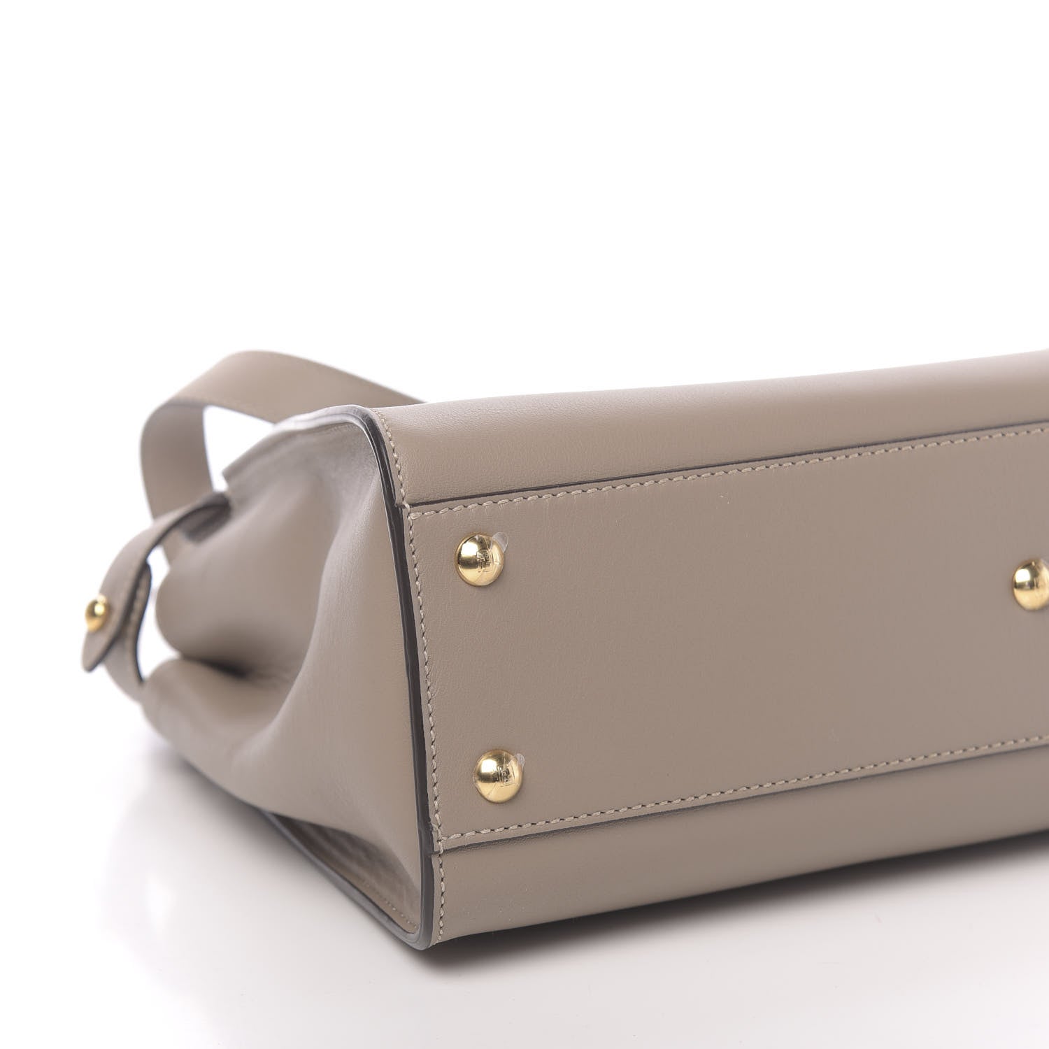 Fendi Vitello Seta Plexiglass Tortoise Medium Peekaboo Iconic Satchel Tortora 10 of 11