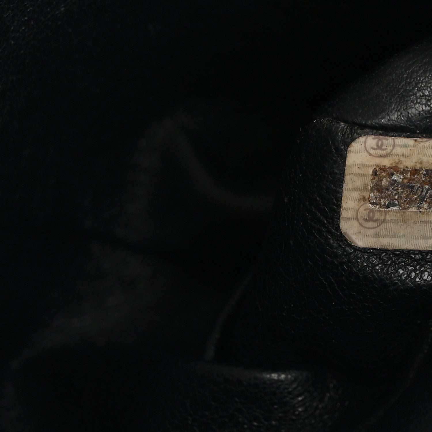Chanel Lambskin Quilted Drawstring Backpack Black 7 of 15