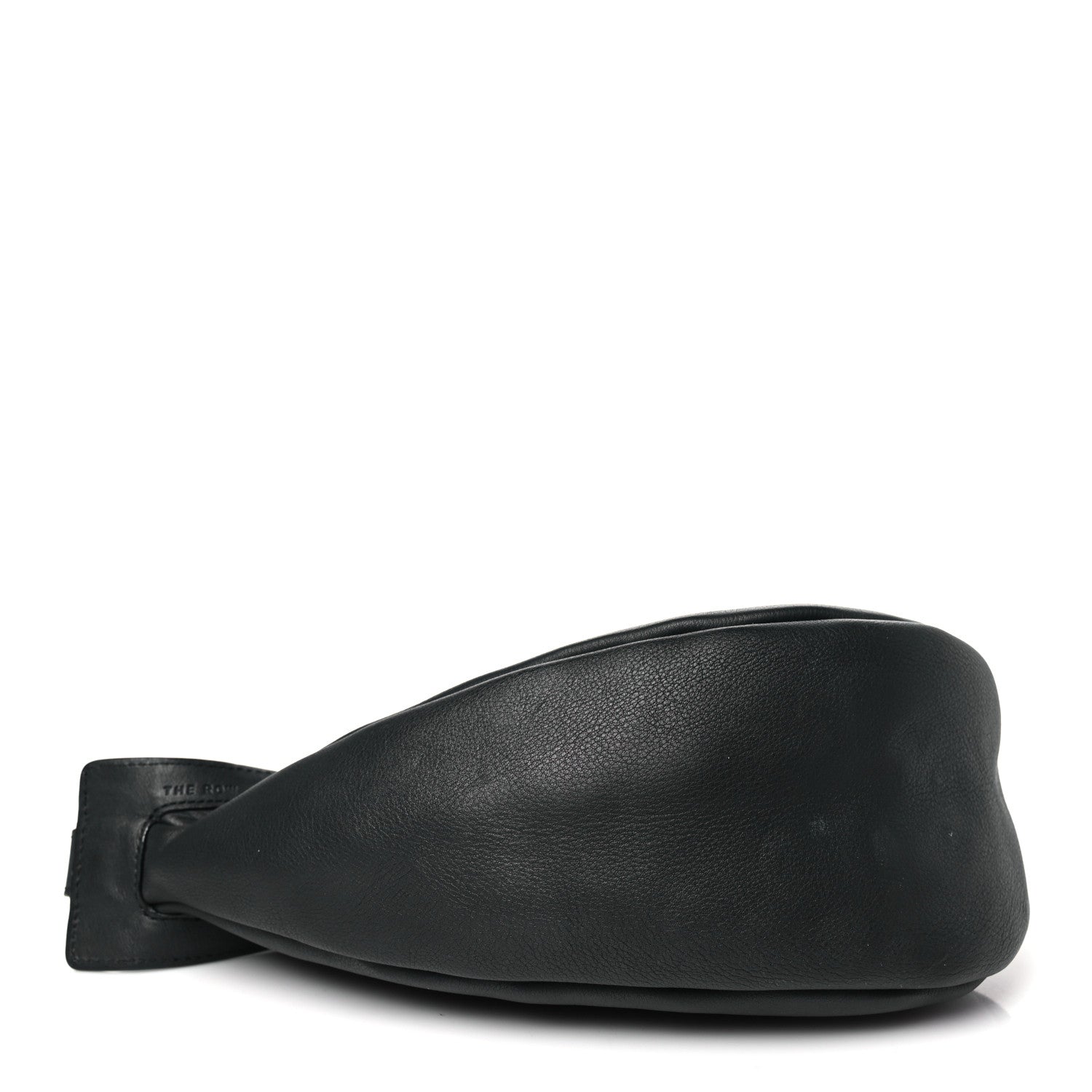 The Row Grained Calfskin Small Slouchy Banana Bag Black 4 of 11
