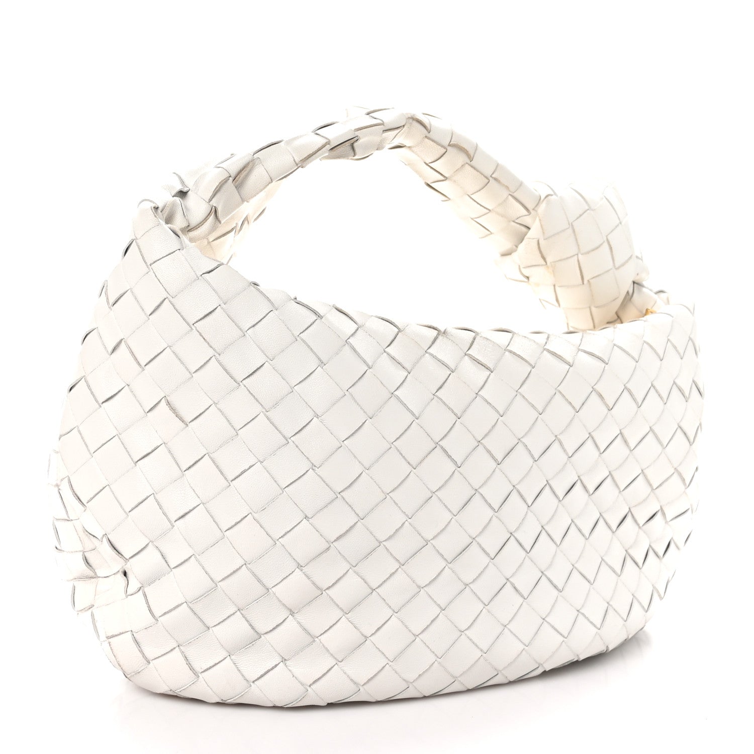 Bottega Veneta Nappa Intrecciato Teen Jodie Hobo White 3 of 12
