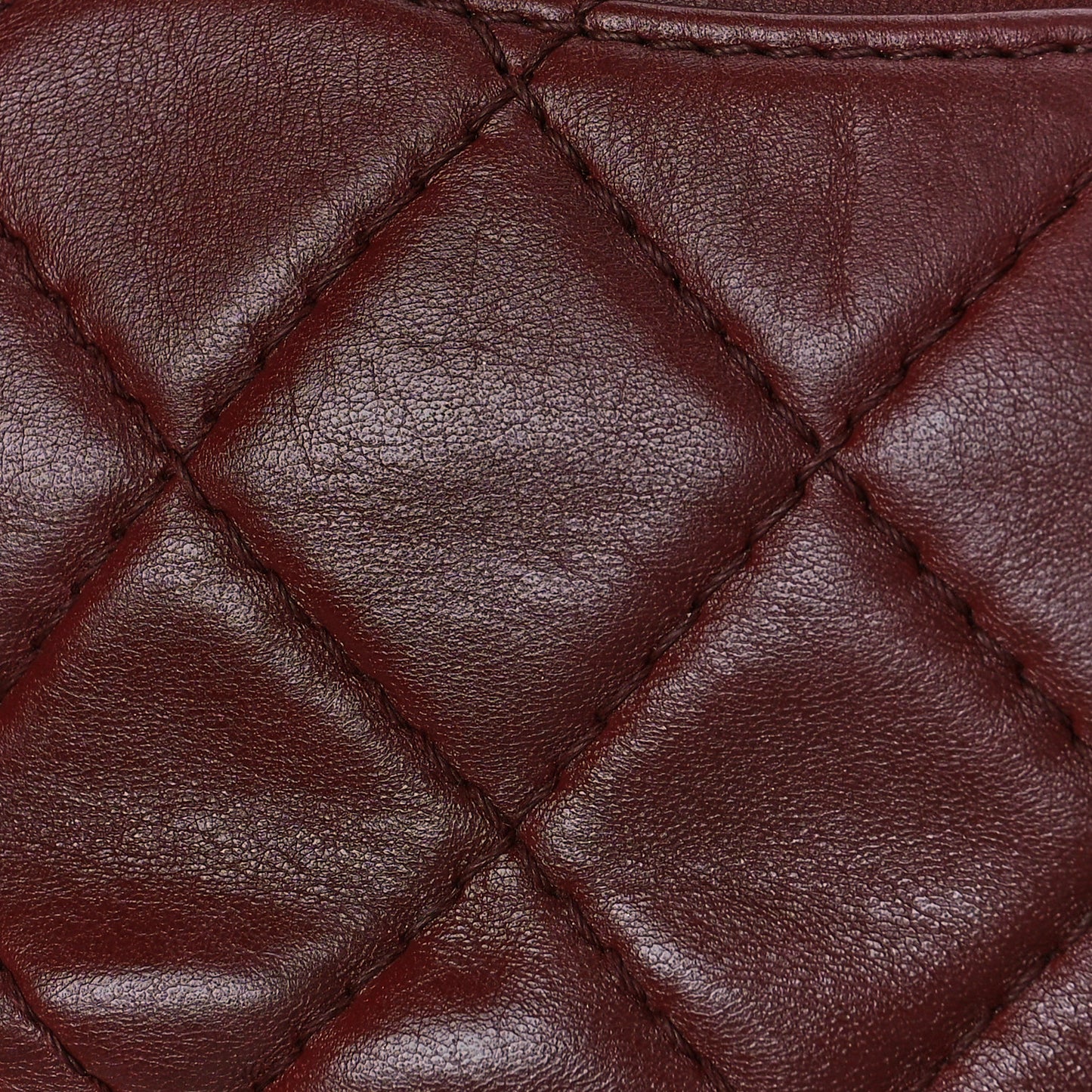 Lambskin Quilted Medium Icons Secret Label Flap Red