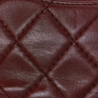 Chanel Lambskin Quilted Medium Icons Secret Label Flap Red 12 of 12