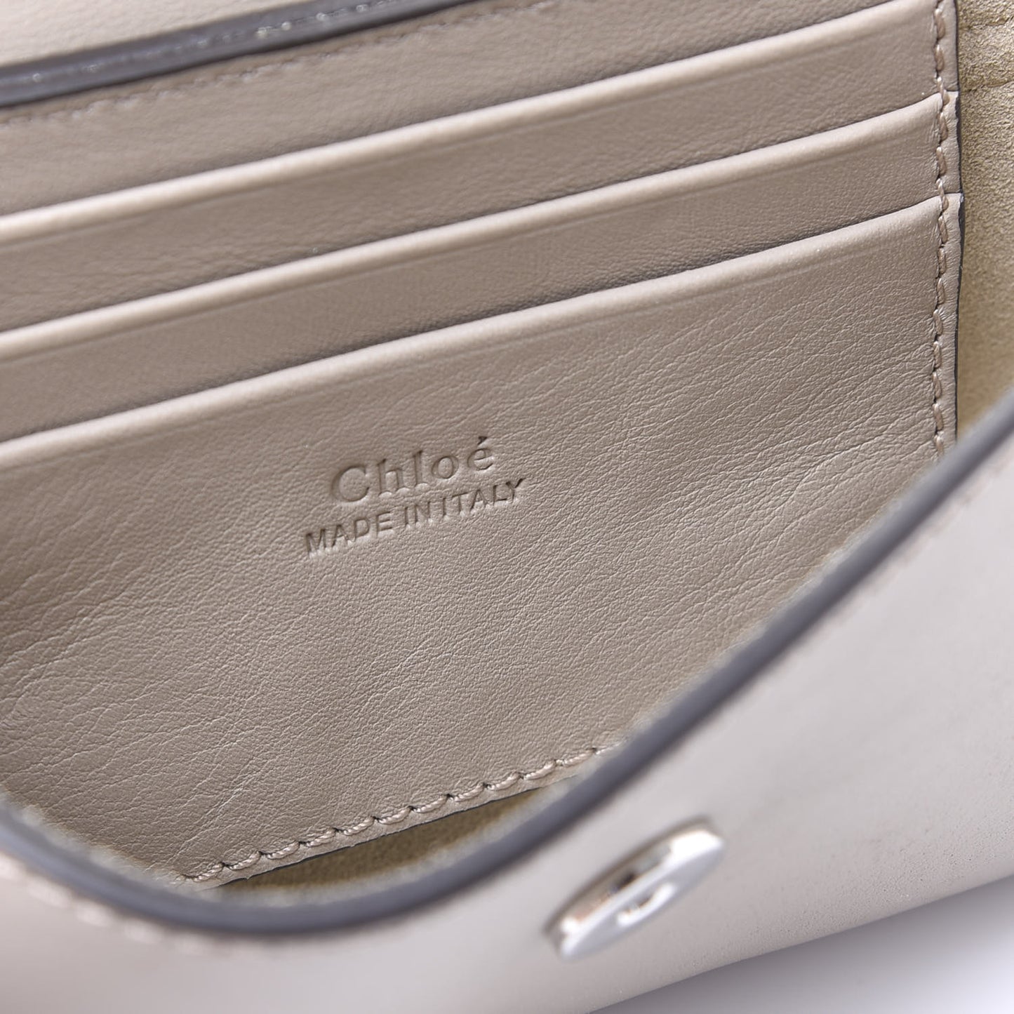 Suede Calfskin Mini Faye Shoulder Bag Motty Grey